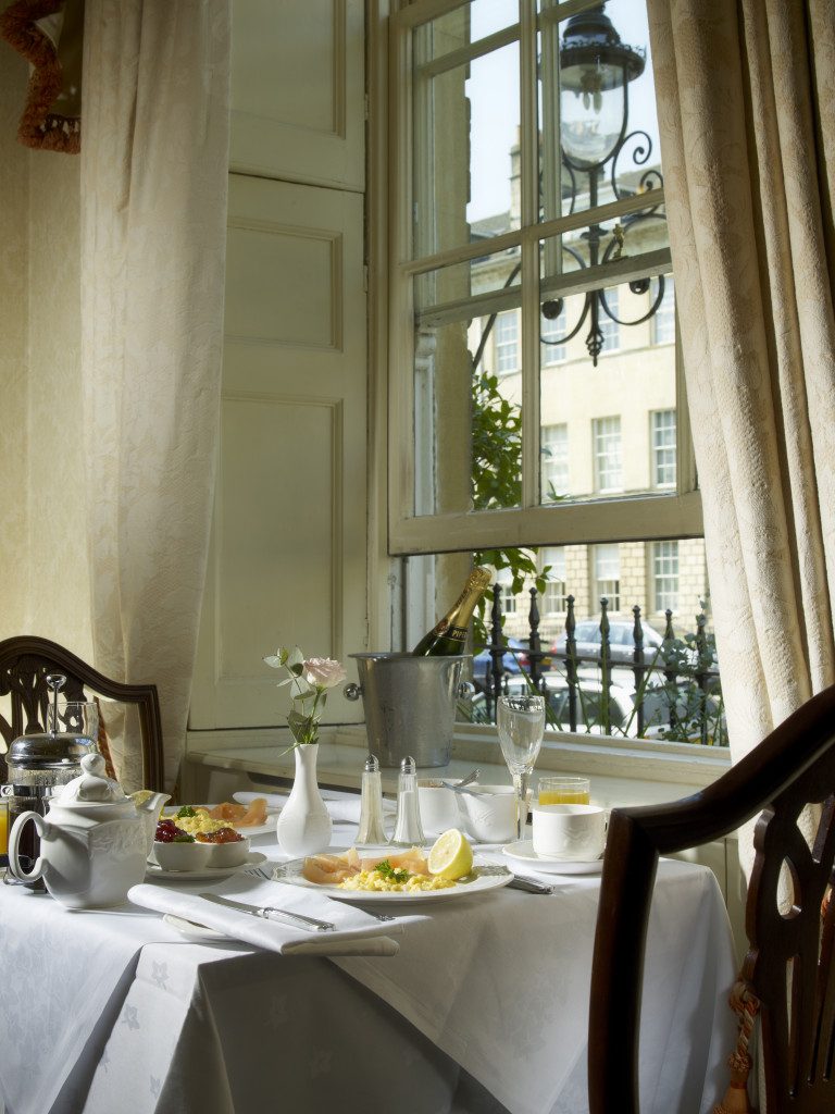 Breakfast overlooking Great Pulteney Street